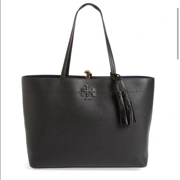 TORY BURCH Tote McGraw Bag Large Black - Picture 3 of 13